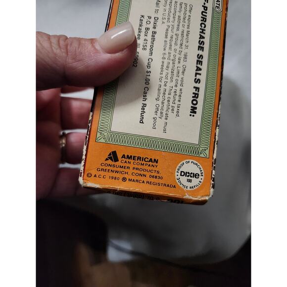 New 1980 DIXIE Cups 100 Pack Floral Collection Bathroom Refill 3oz - Picture 6 of 6